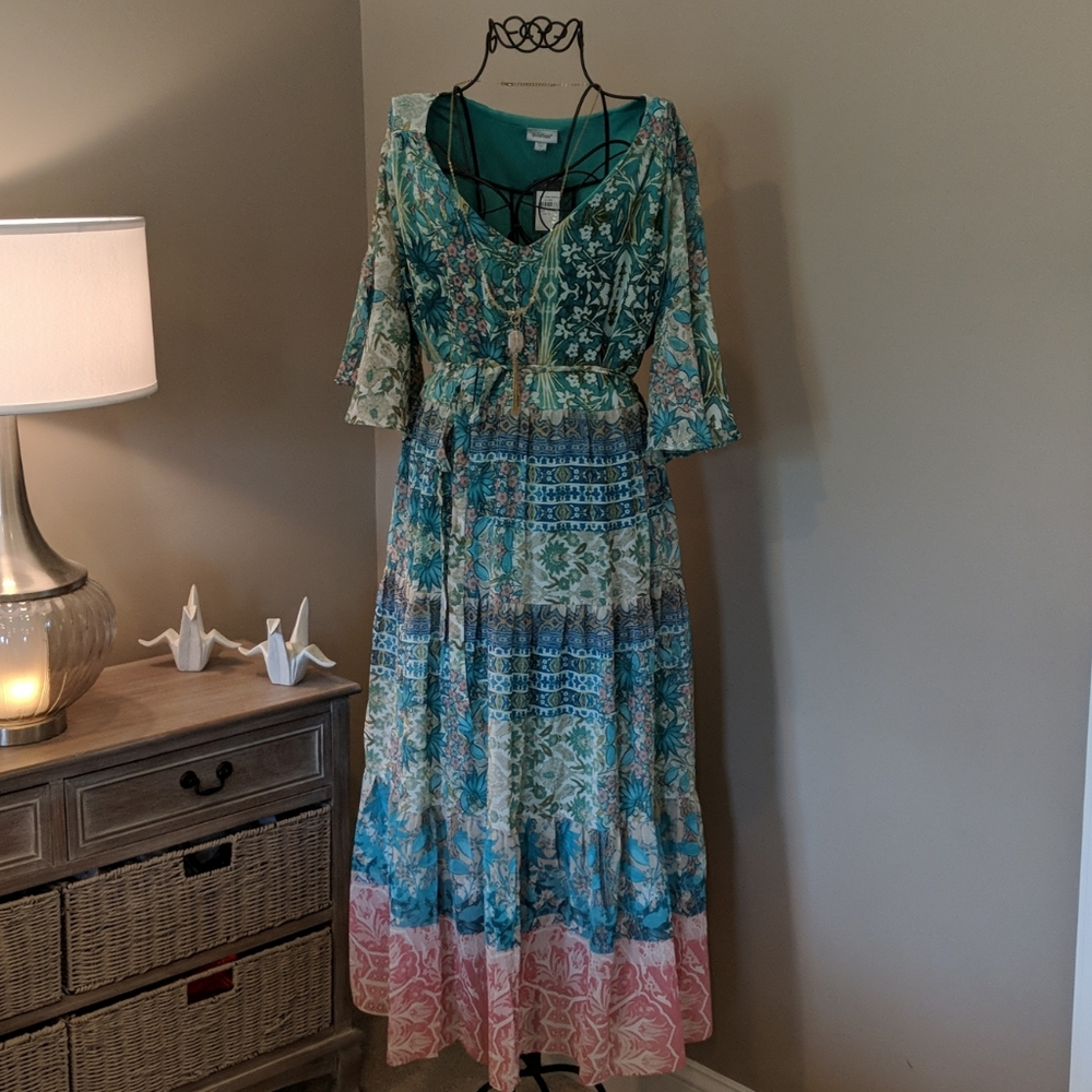 Boho A-line dress